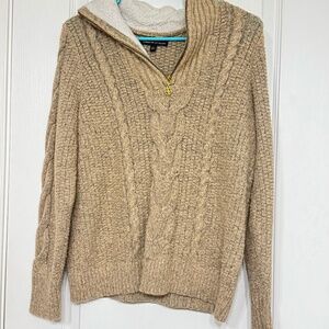 beige sweater